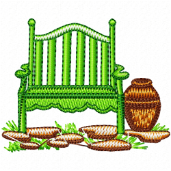 Chairs Embroidery Design 4 Chairs Embroidery Design 4